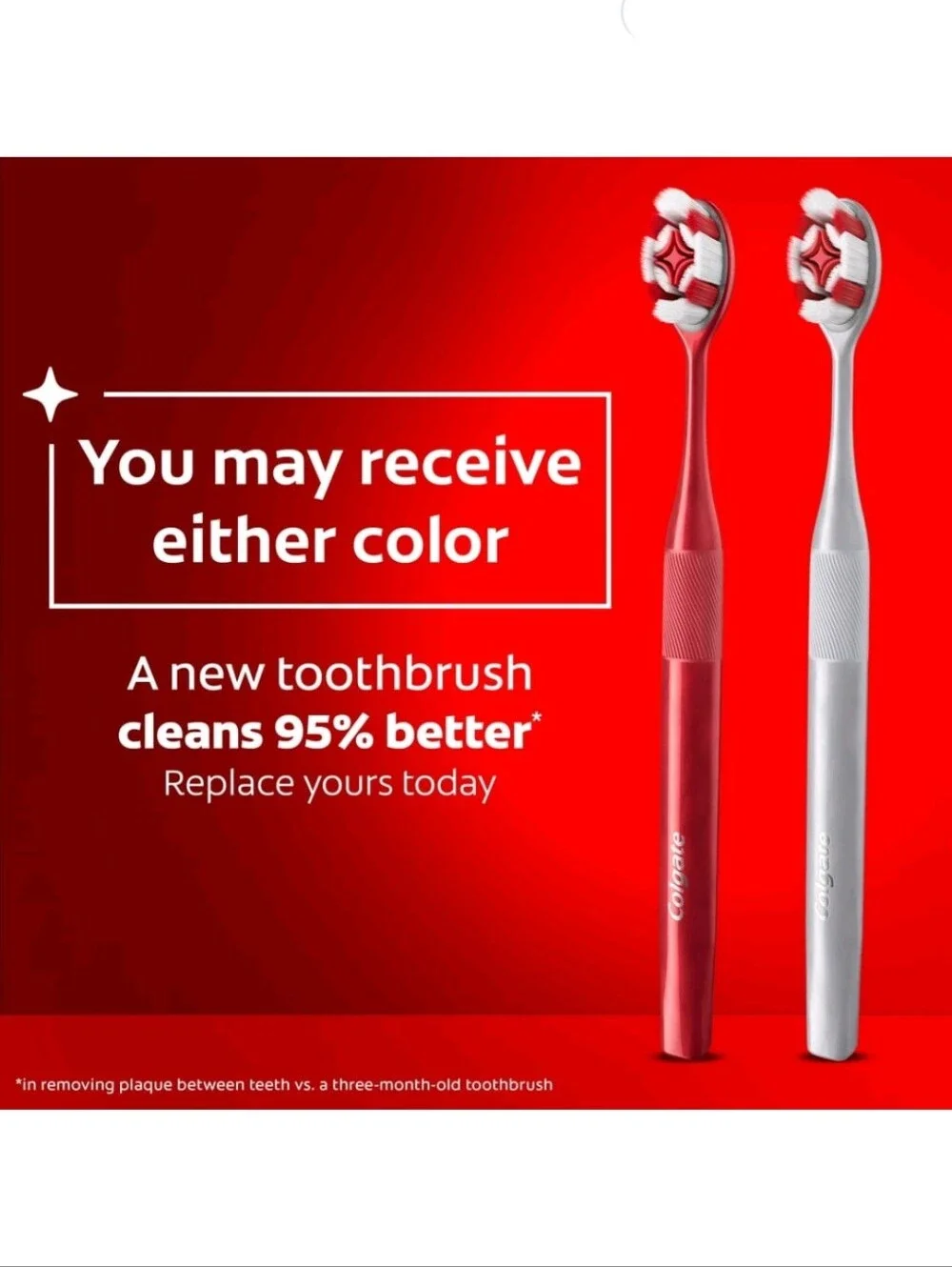 ⭐4/$15 Colgate Optic White Soft Toothbrush for Adults In White